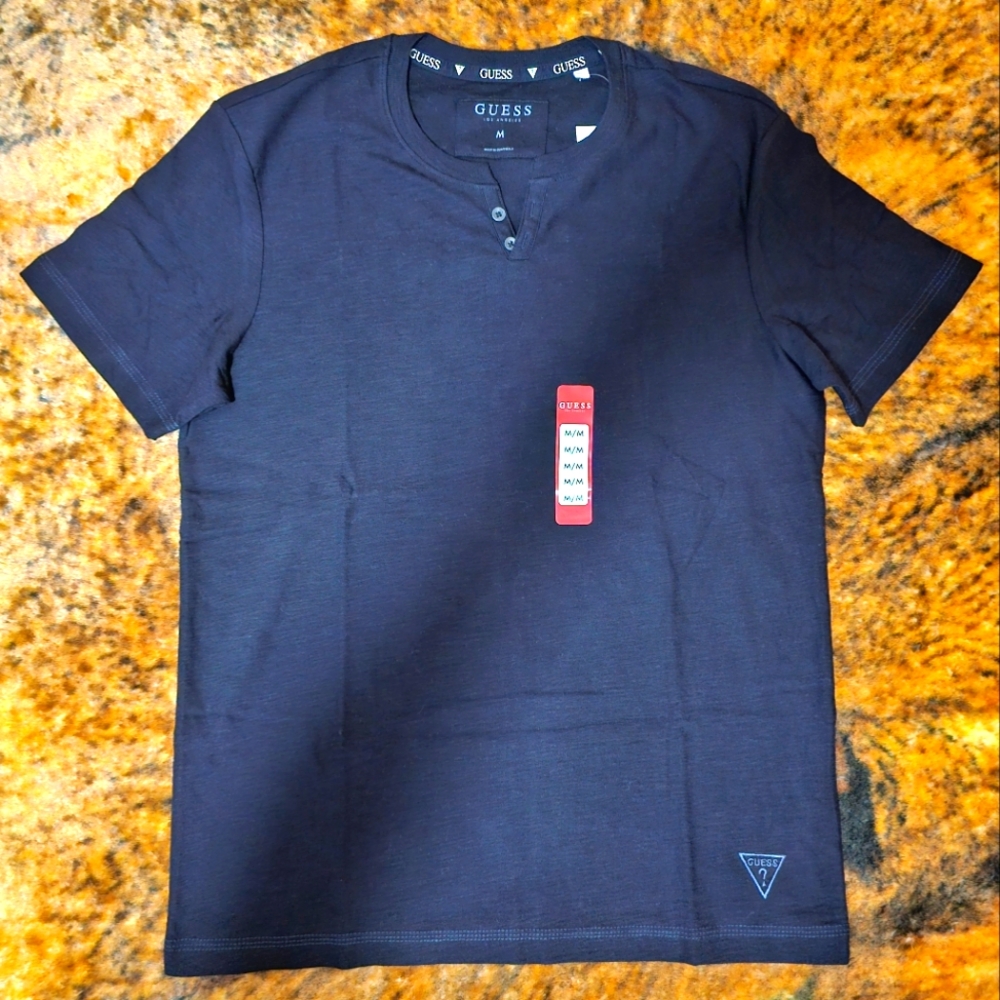 GUESS Short sleeve Henley